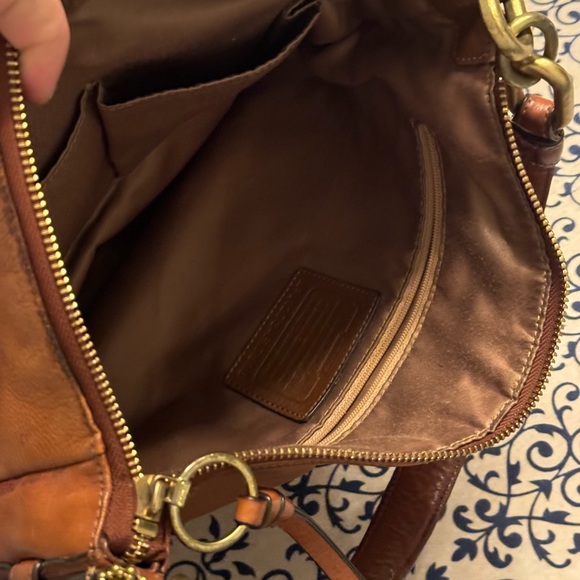 VINTAGE COACH LEATHER CHELSEA ASHLYNN HOBO BAG - Picture 9 of 15